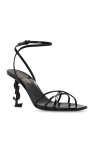Saint Laurent BLACK ‘Opyum’ heeled sandals