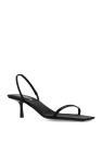 Saint Laurent BLACK Heeled Sandals 'Jaspe'