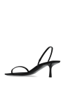 Saint Laurent BLACK Heeled Sandals 'Jaspe'