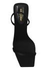 Saint Laurent BLACK Heeled Sandals 'Jaspe'