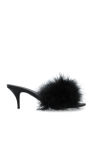 Balenciaga BLACK Heeled Slippers 'Boudoir'