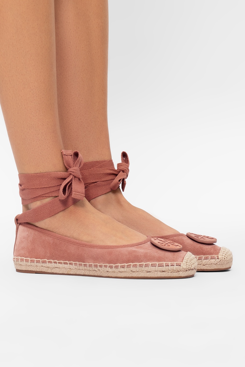 Tory Burch ‘Minnie’ espadrilles with ankle ties