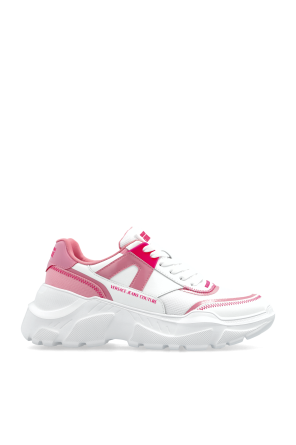 Sneakers with printed logo