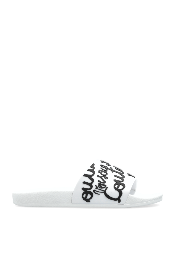 Rubber slides with logo od Versace Jeans Couture