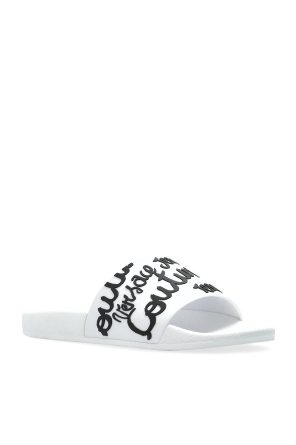 Versace Jeans Couture Chanclas de goma con logo