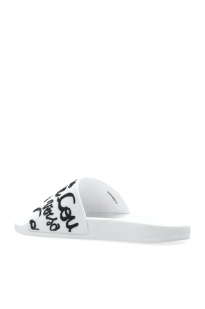 Versace Jeans Couture Chanclas de goma con logo