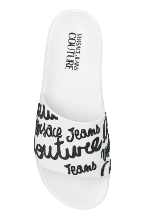 Versace Jeans Couture Chanclas de goma con logo