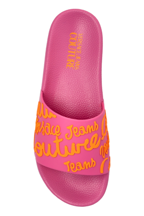 Versace Jeans Couture Rubber slides with logo