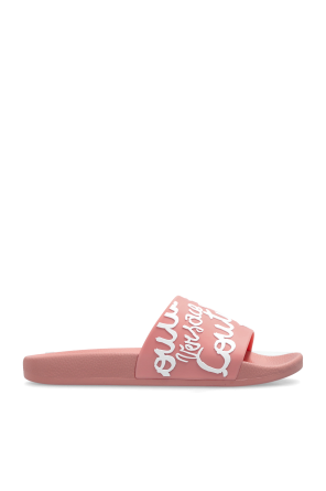 Rubber slides with logo