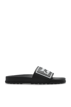Gumowe klapki z logo