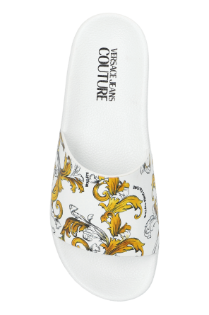 Versace Jeans Couture Rubber slides with print