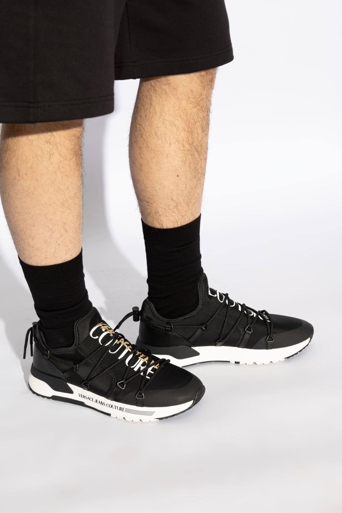 Black Sneakers with logo Versace Jeans Couture - Vitkac AS