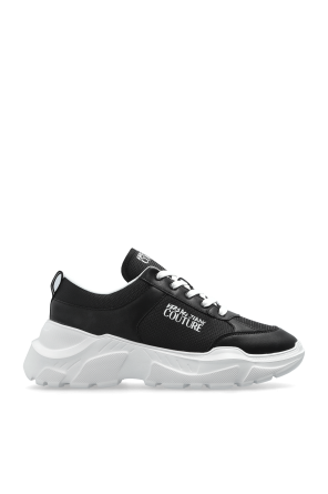 Sneakers with printed logo