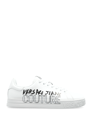 Sneakers with printed logo