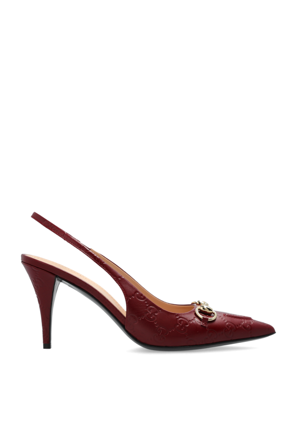 Gucci Leather high-heeled shoes