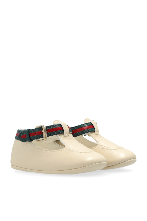 Gucci Kids Leather baby shoes