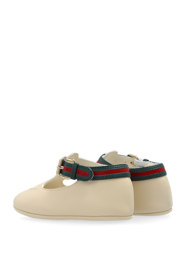 Gucci Kids Leather baby shoes