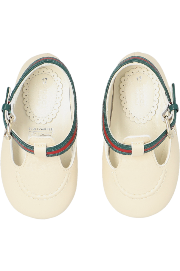 Gucci Kids Leather baby shoes