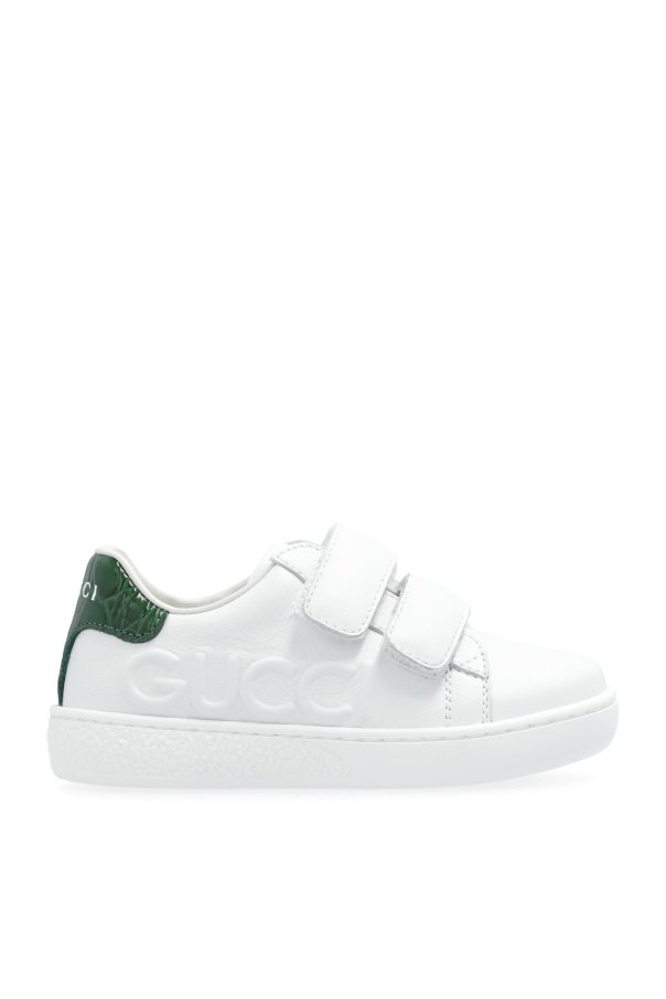 Gucci Kids Gucci Loafer mit niedrigem Absatz Rot