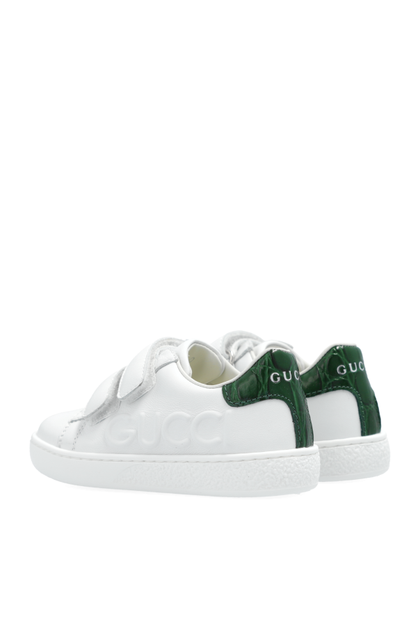 Gucci Kids Gucci Loafer mit niedrigem Absatz Rot