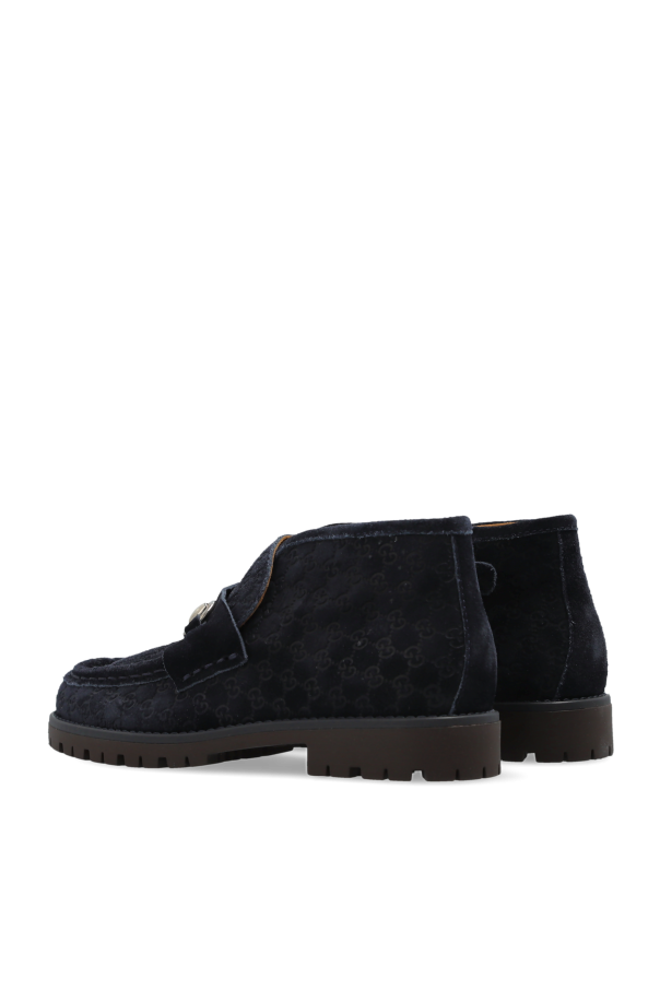 Gucci Kids Wildlederstiefeletten