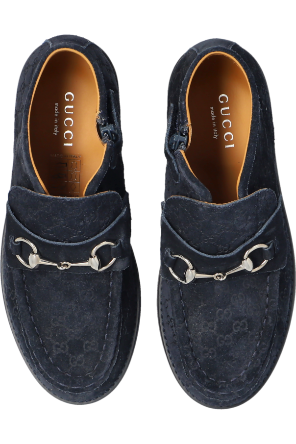 Gucci Kids Wildlederstiefeletten