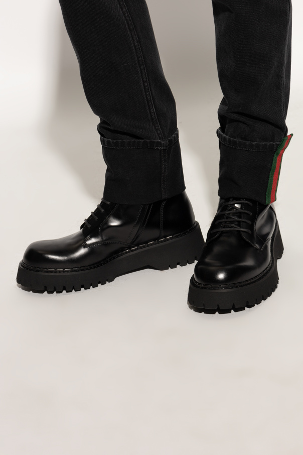 Gucci Leather ankle boots