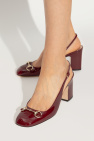 Gucci BURGUNDY High Heel Shoes Horsebit