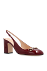 Gucci BURGUNDY High Heel Shoes Horsebit