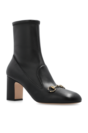 Gucci Leather heeled ankle boots