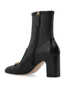 Gucci BLACK Leather heeled ankle boots