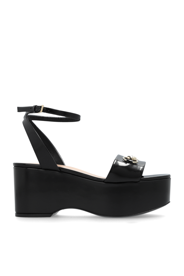 Gucci Wedge Sandals Horsebit