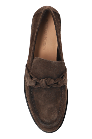 Bottega Veneta Zamszowe buty `Astaire` typu `loafers`