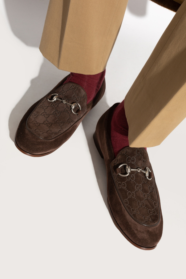 Gucci Zamszowe buty typu `loafers`