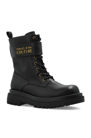 Versace Jeans Couture Botas tipo trekking de piel ecológica