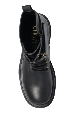 Versace Jeans Couture Botas tipo trekking de piel ecológica