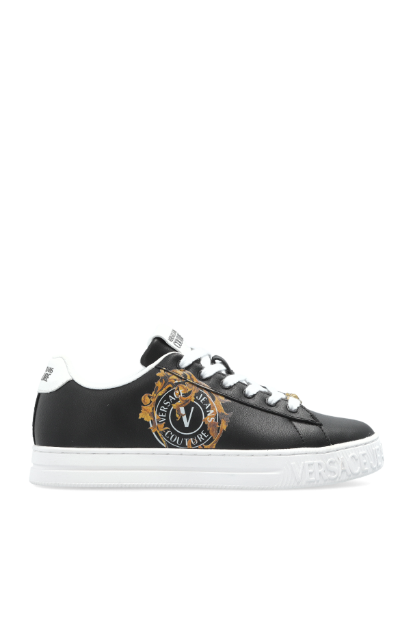 Sports shoes with printed logo od Versace Jeans Couture