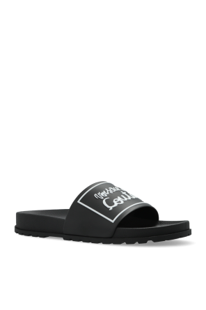 Versace Jeans Couture Gummisandalen mit erhabenem Logo