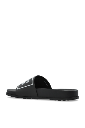 Versace Jeans Couture Gummisandalen mit erhabenem Logo