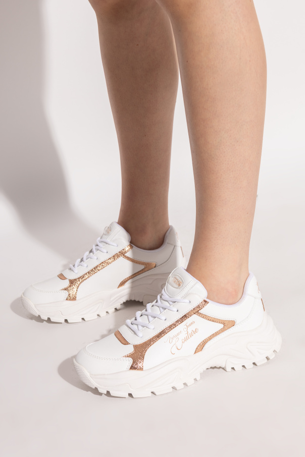 Versace Jeans Couture Sportschuhe mit aufgedrucktem Logo