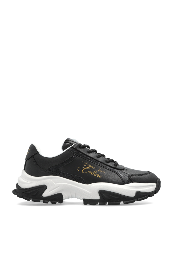 Sports shoes with printed logo od Versace Jeans Couture