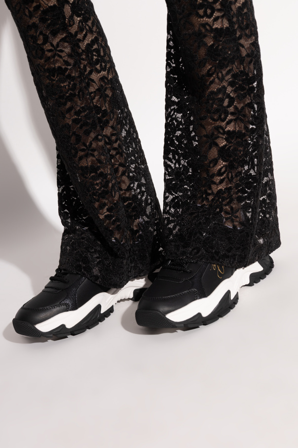 Versace Jeans Couture Sportschuhe mit aufgedrucktem Logo