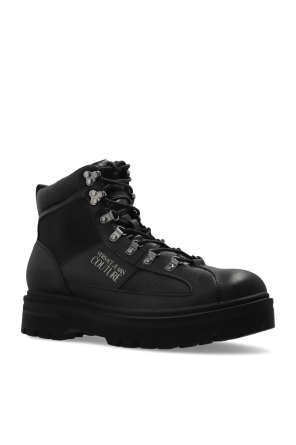 Versace Jeans Couture Trapper boots with printed logo