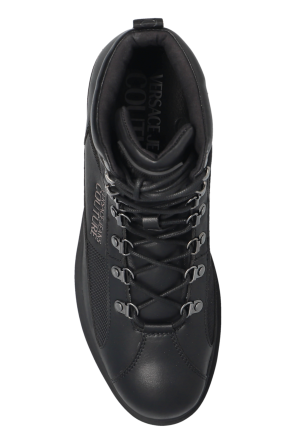 Versace Jeans Couture Trapper boots with printed logo