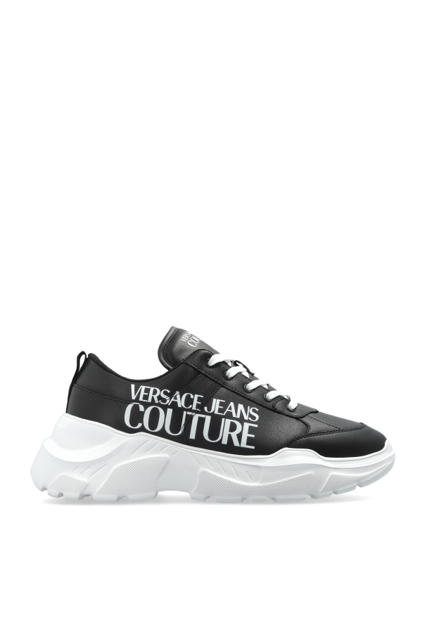 Sports shoes with printed logo od Versace Jeans Couture