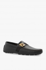 Fendi BROWN Leather moccasins