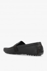 Fendi BROWN Leather moccasins