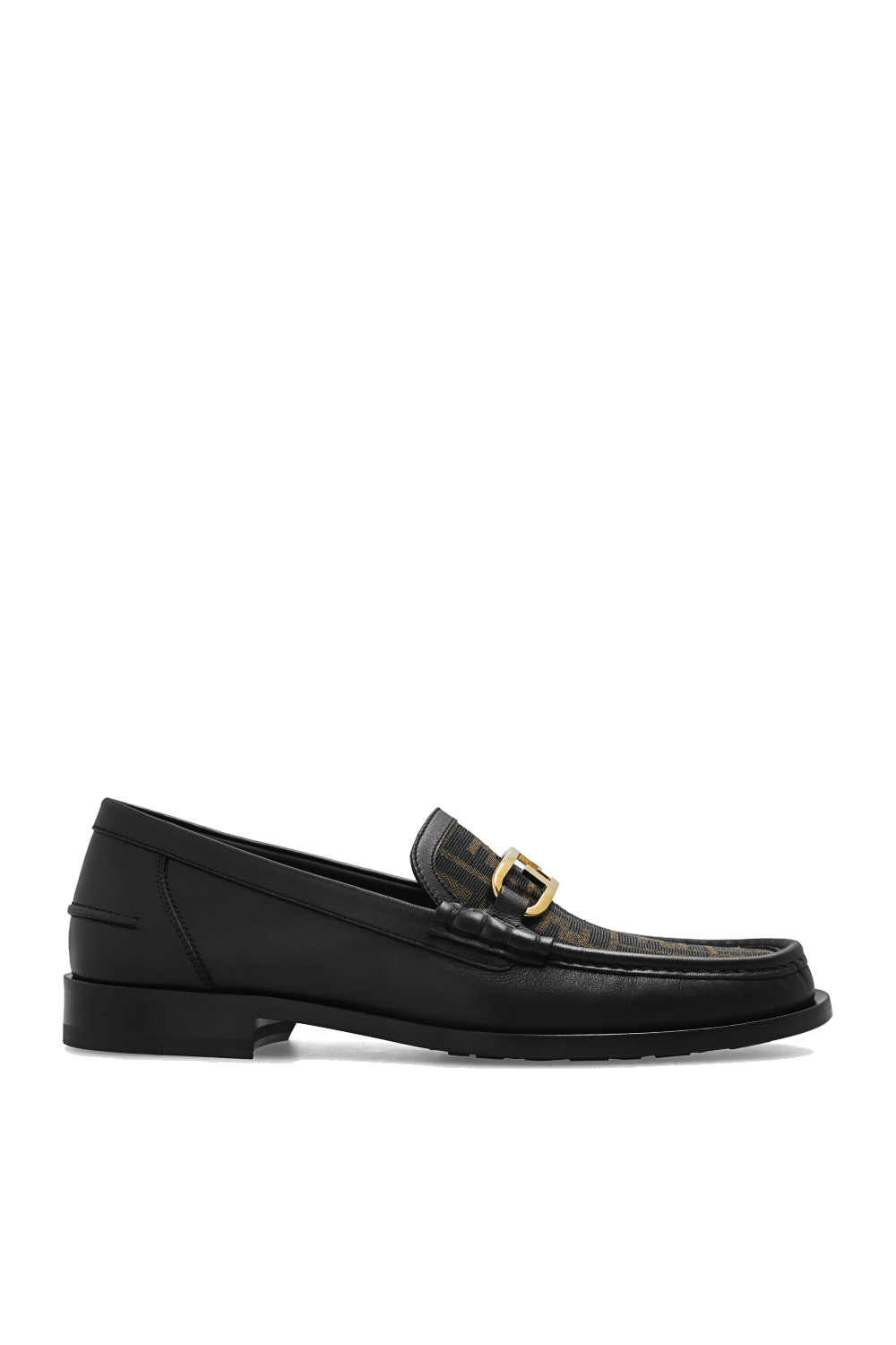 fendi mini Leather loafers