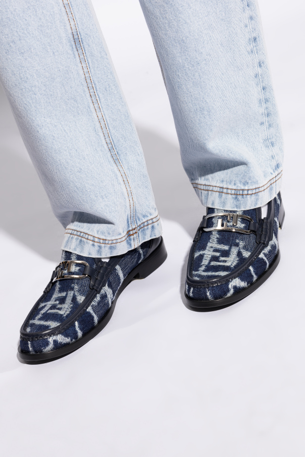 Fendi Jeansowe buty typu ‘loafers’