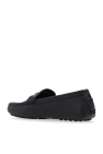 Fendi NAVY BLUE Leather moccasins 'Olock'